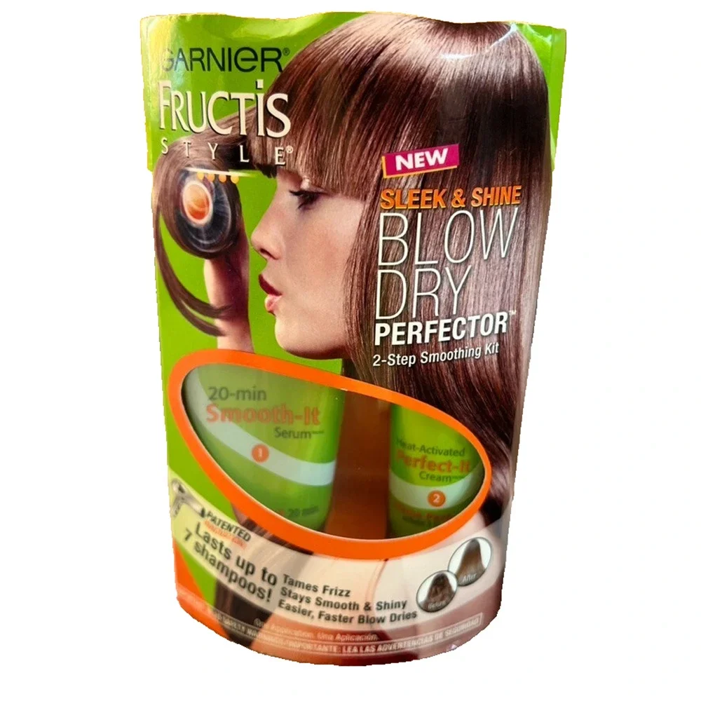 Garnier Fructis Style Sleek & Shine Blow Dry Perfector 2-Step Smoothing Kit